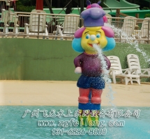 兒童水上樂園設(shè)施報價-卡通人噴水